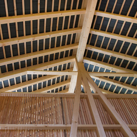 Neubau Wagenschopf Binzberg: <p>Leichte Holzbauweise in sensibler Landschaftskammer.</p>