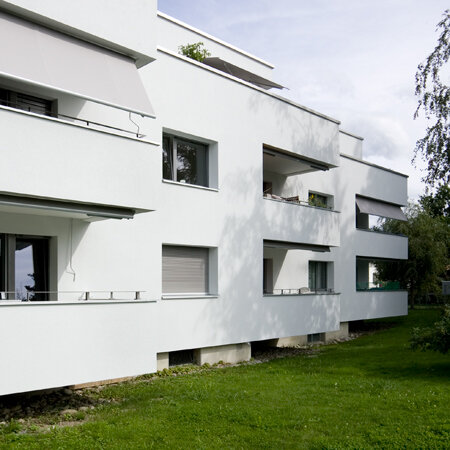 Überbauung in Burgdorf: <p>Die Ende der Siebzigerjahre erbaute Überbauung mit vier Mehrfamilienhäusern in Burgdorf wurde an eine Berner Personalvorsorgestiftung verkauft.&nbsp;</p>